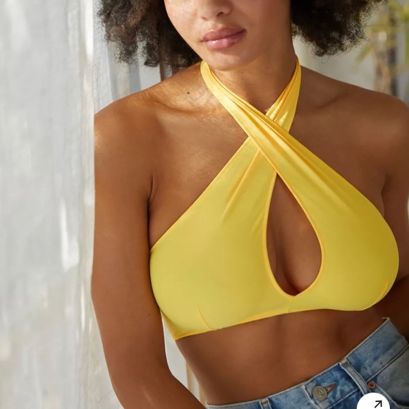 Urban Outfitters Sorelle Twist Halter Bra Top - Picture 3 of 3